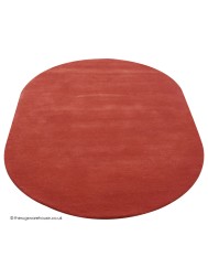 Comfort Peach Oval Rug - Thumbnail - 6