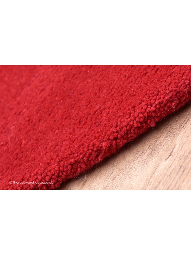 Comfort Scarlet Oval Rug - 3