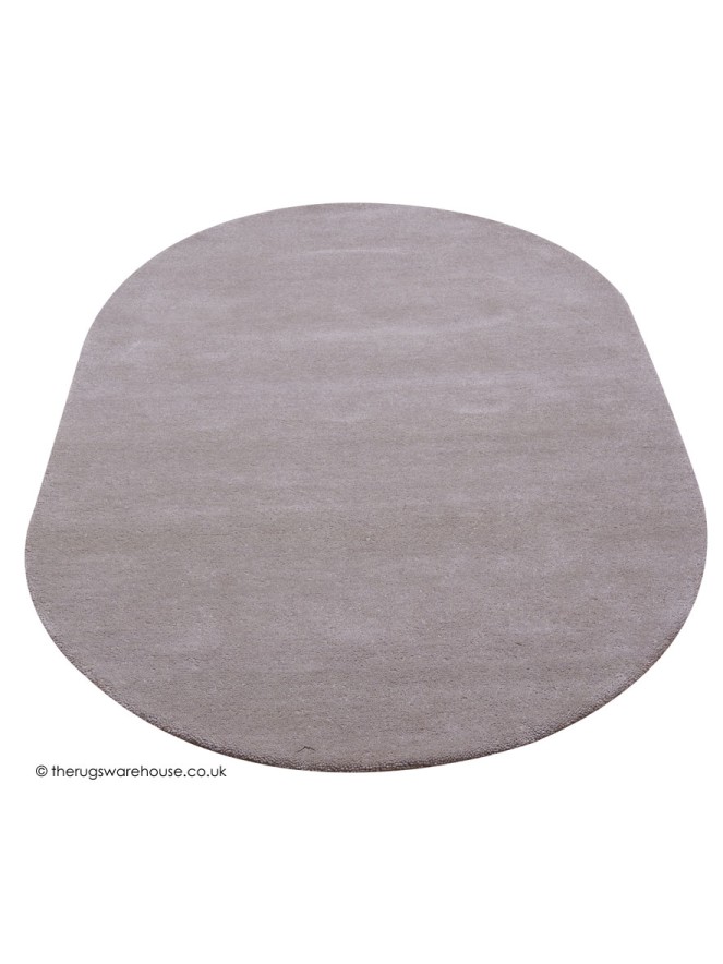 Comfort Taupe Oval Rug - 6