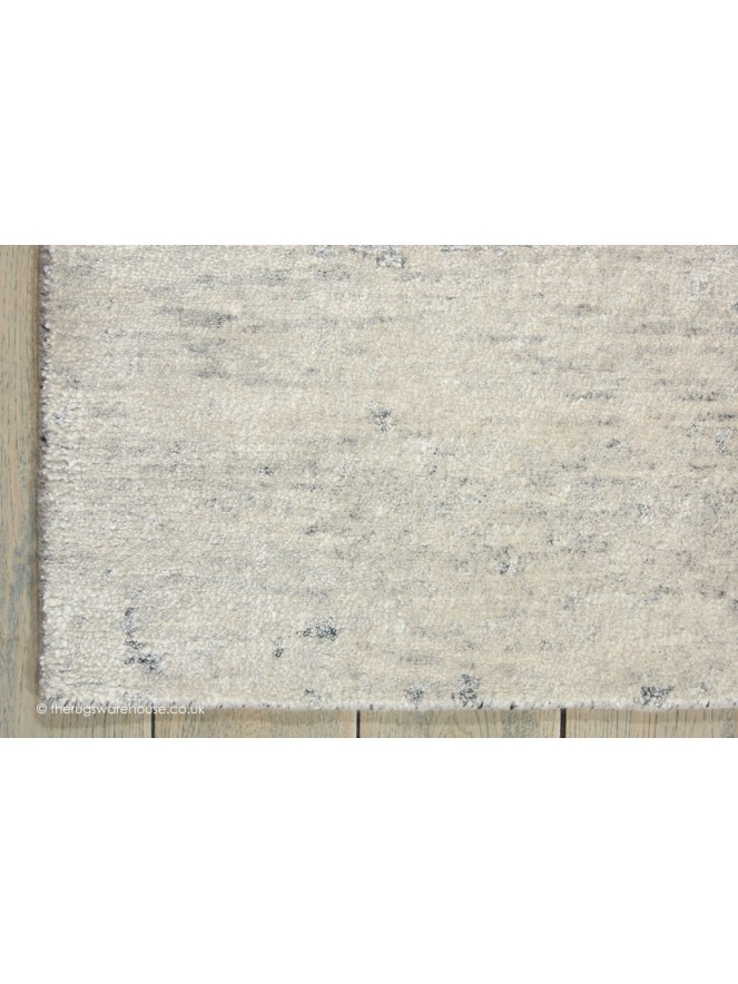 Silk Shadows Ivory Silver Rug - 5