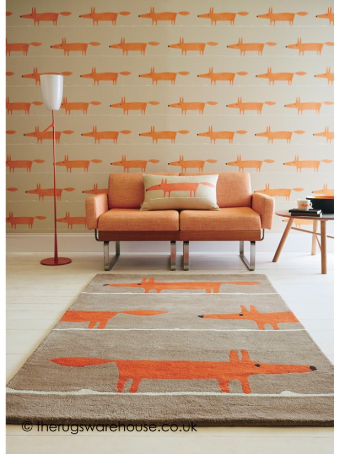 Mr Fox Cinnamon Rug - 2