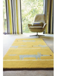 Mr Fox Mustard Rug - Thumbnail - 2