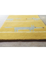 Mr Fox Mustard Rug - Thumbnail - 4