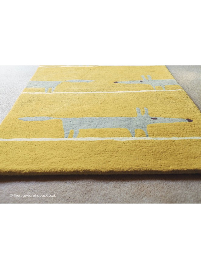 Mr Fox Mustard Rug - 4