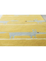 Mr Fox Mustard Rug - Thumbnail - 5