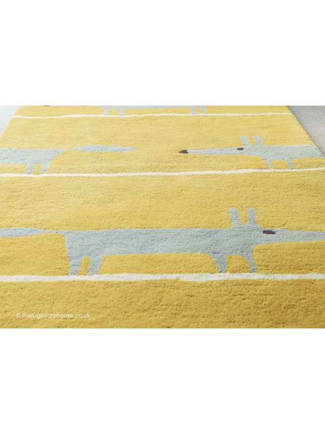 Mr Fox Mustard Rug - 5