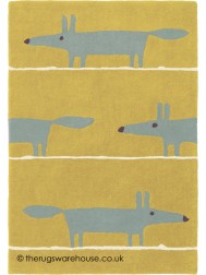 Mr Fox Mustard Rug - Thumbnail - 6