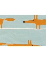 Mr Fox Aqua Rug - Thumbnail - 3