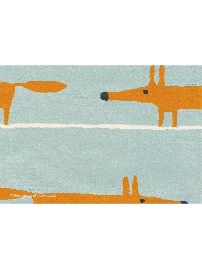 Mr Fox Aqua Rug - 3