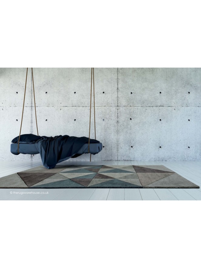 Triangles Cielo Rug - 3