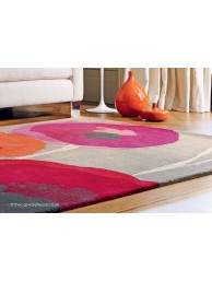Poppies Red Rug - Thumbnail - 4