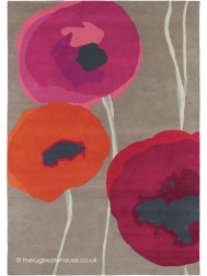 Poppies Red Rug - Thumbnail - 5