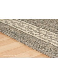 Greek Key Grey Rug - Thumbnail - 3