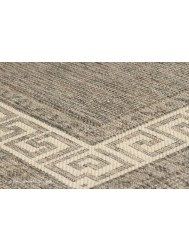 Greek Key Grey Rug - Thumbnail - 4