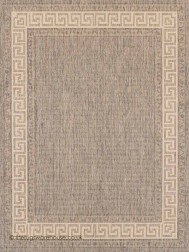 Greek Key Grey Rug - Thumbnail - 5