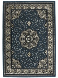 Nerima Dark Blue Rug - Thumbnail - 4