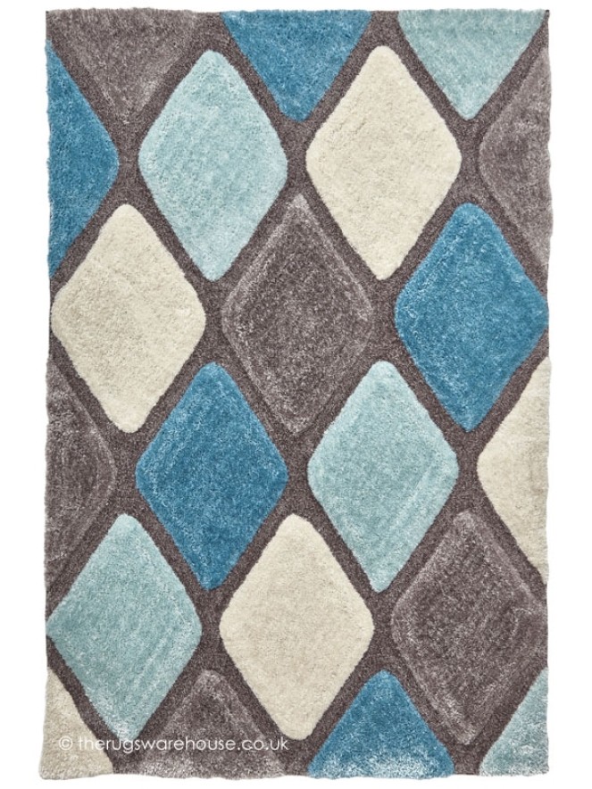 Melio Grey Blue Rug - 4