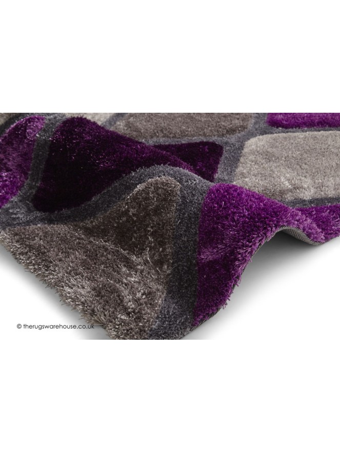 Melio Grey Purple Rug - 3