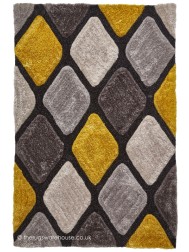 Melio Grey Yellow Rug - Thumbnail - 4