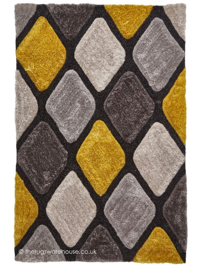 Melio Grey Yellow Rug - 4