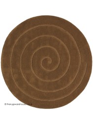 Spiral Brown Rug - Thumbnail - 5