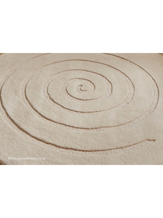 Spiral Ivory Rug - 4