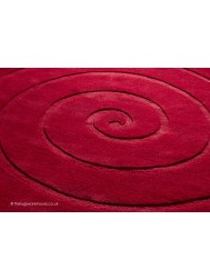 Spiral Red Rug - Thumbnail - 4