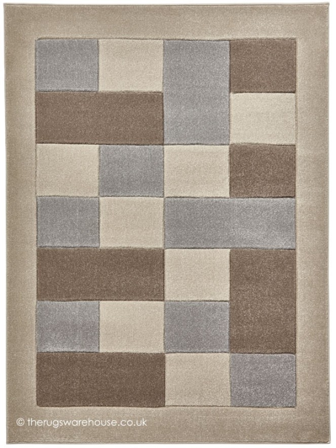 Sutu Beige Grey Rug - 4