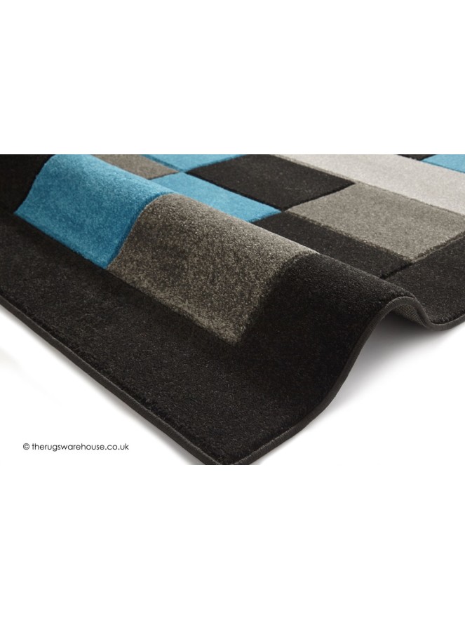 Sutu Black Blue Rug - 3