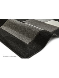 Sutu Black Grey Rug - Thumbnail - 3