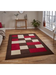 Sutu Brown Red Rug - Thumbnail - 2