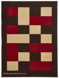 Sutu Brown Red Rug - Thumbnail - 4