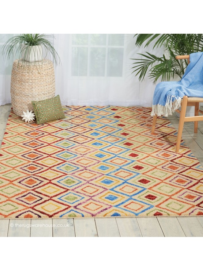 Vibrant Diamonds Rug - 3