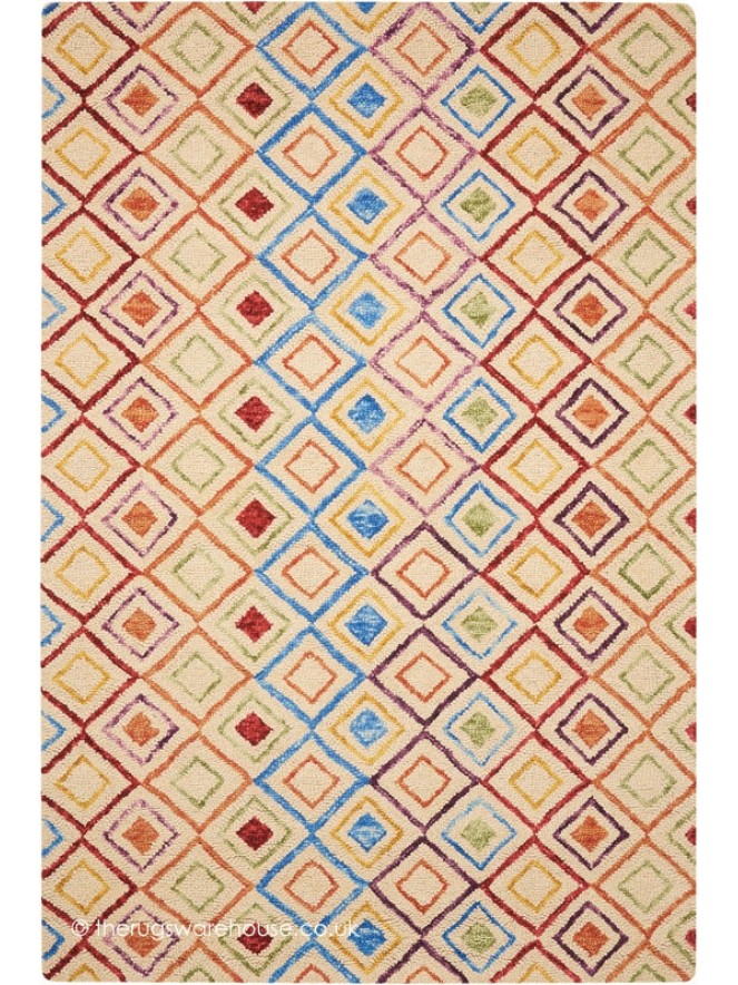 Vibrant Diamonds Rug - 7