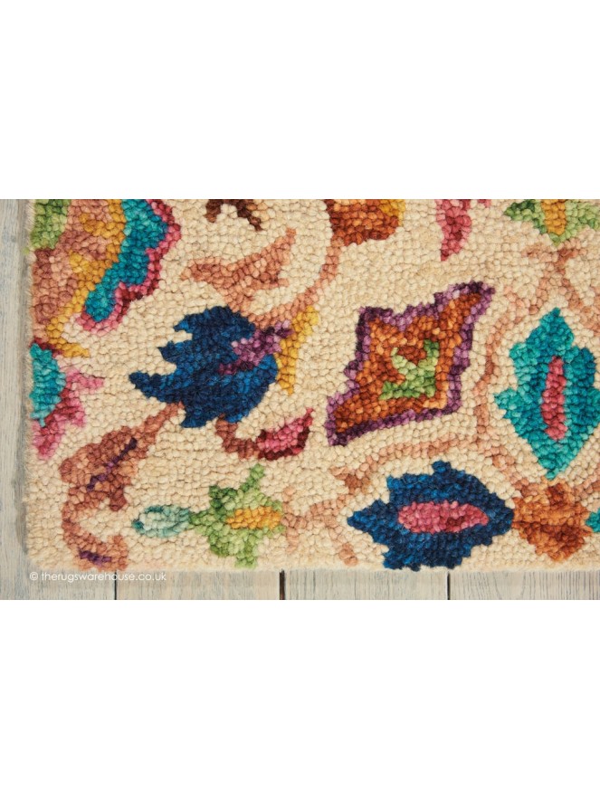 Vibrant Classic Beige Rug - 5