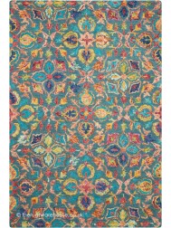 Vibrant Classic Teal Rug - Thumbnail - 7