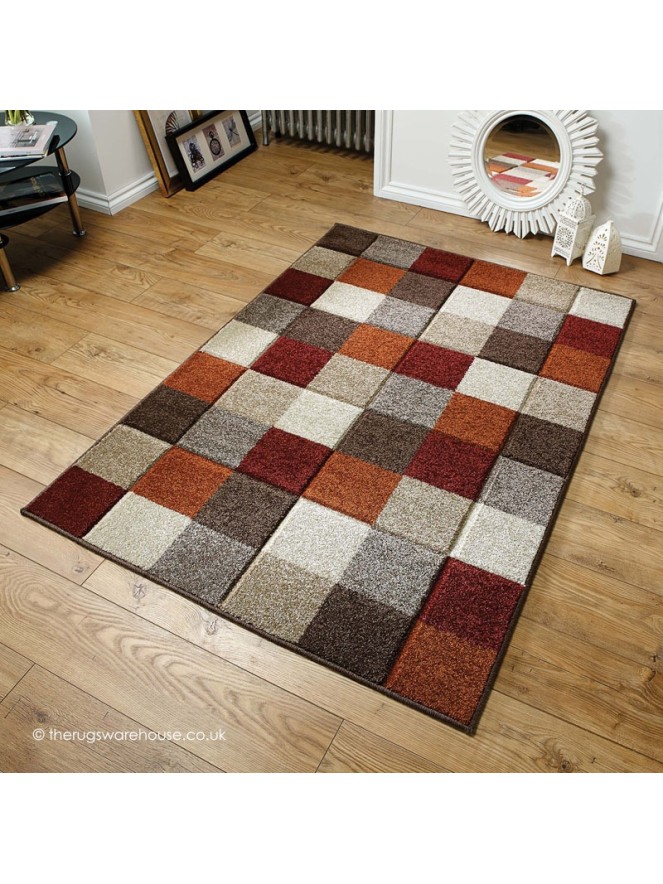 Portland Squares Terra Rug - 2