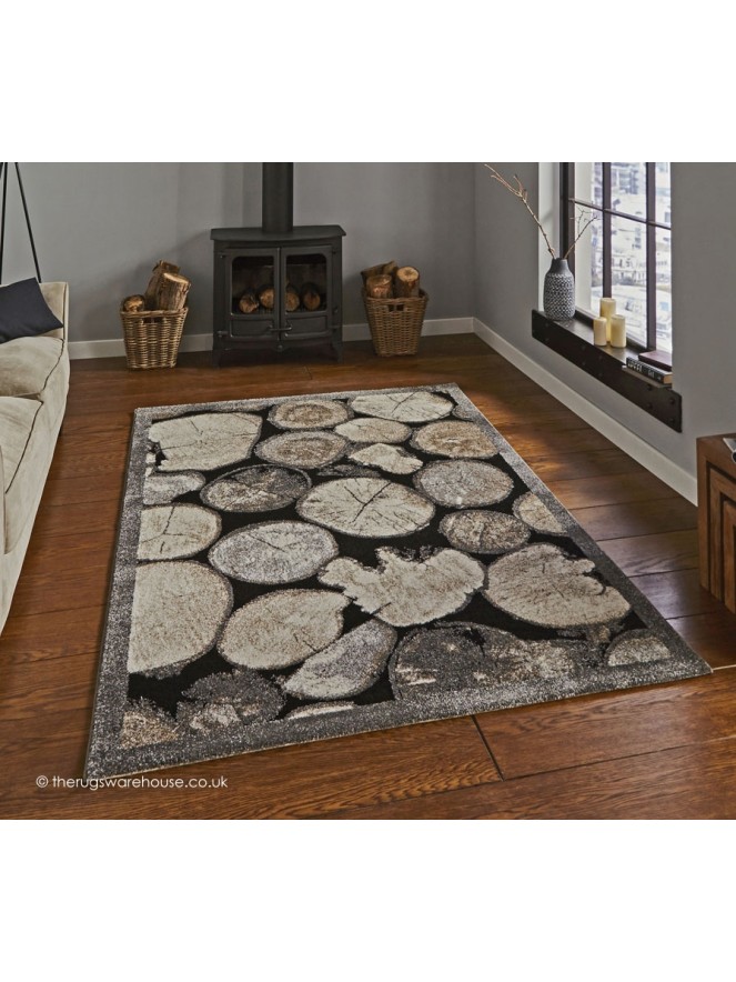 Woodland Logs Rug - 2