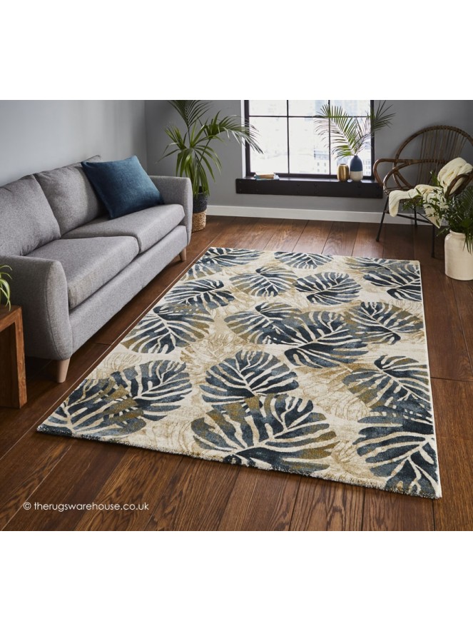 Tasmania Cream Blue Rug - 2