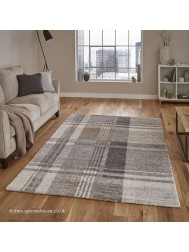 Telaxo Beige Grey Rug - Thumbnail - 2