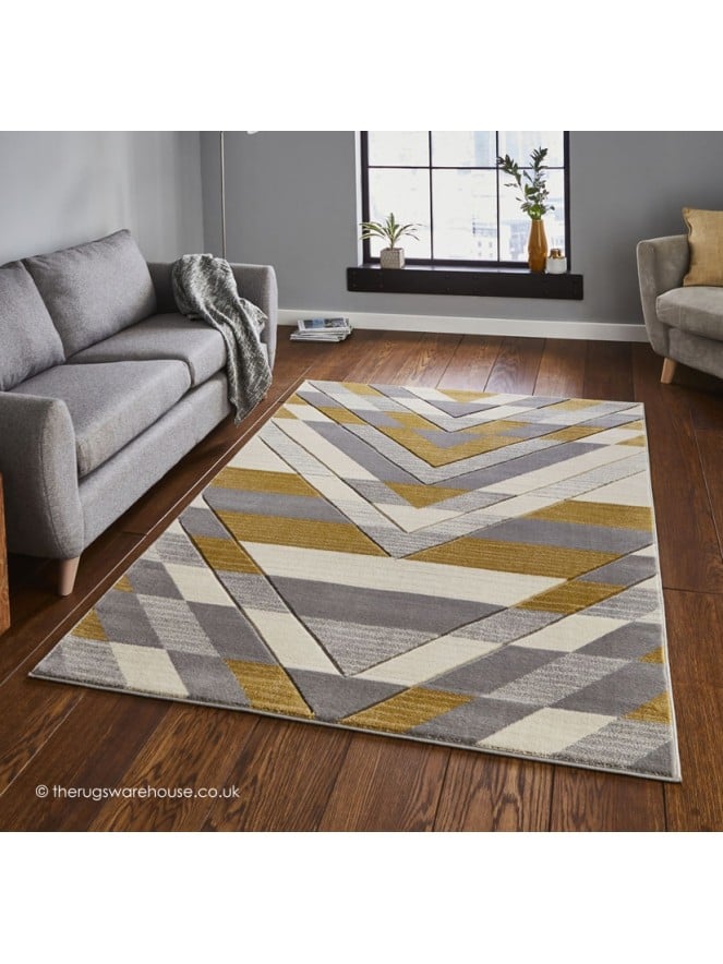 Sensor Beige Yellow Rug - 2