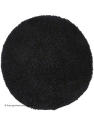 Vista Black Circle Rug - Thumbnail - 4
