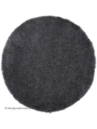 Vista Dark Grey Circle Rug - Thumbnail - 4