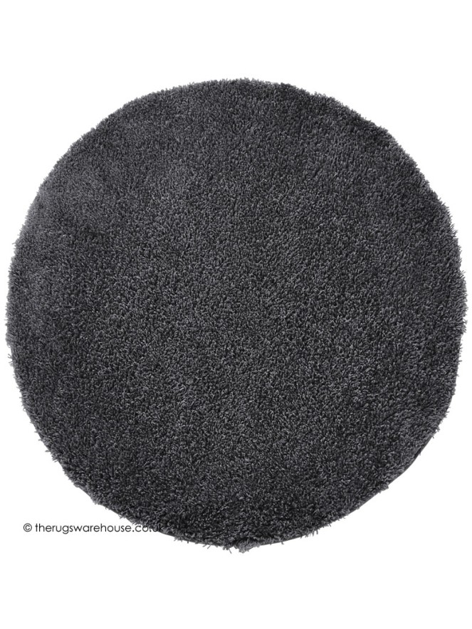 Vista Dark Grey Circle Rug - 4