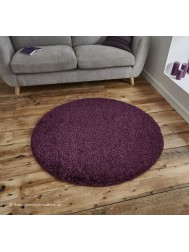 Vista Purple Circle Rug - Thumbnail - 2