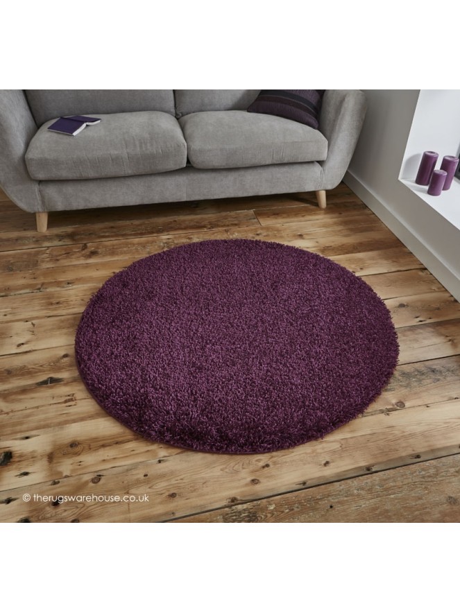 Vista Purple Circle Rug - 2