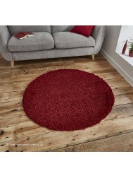 Vista Red Circle Rug - Thumbnail - 2