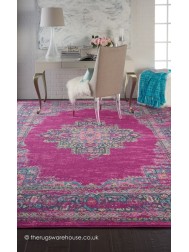 Oriental Passion Fuchsia Rug - Thumbnail - 2