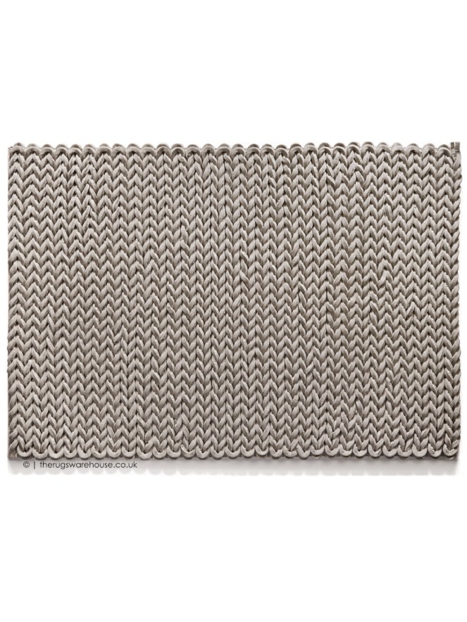 Urbane Silver Grey Rug - 5