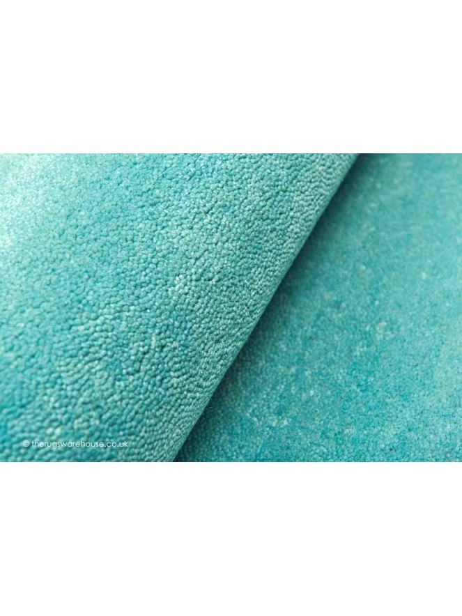 Comfort Aqua Oval Rug - 4